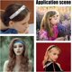 thumbnail image 5 of 12 diademas elásticas con lentejuelas, brillantes y brillantes, ajustables, a la moda, para el cabello., 5 of 9
