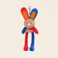 thumbnail image 3 of CSSAD Easter Bunny Toy Extendable Pull Funning Rabbits, Multicolor Stuffed Bunny Toy with Pull Up Ears, Pet Plush Bunny Doll Keychain Bag Gift Pendant for Kids, 3 of 5