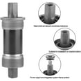 thumbnail image 2 of HUGFEGWE Bottom Bracket, 5 Size Square Hole Axis Bike Square Tapered Spindle Crank for 68mm Frame Shell Cycling Accessory CJB91-8051, 2 of 9