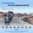thumbnail image 2 of Intercomunicador Audífonos BLOOSOM Bt5.1 para casco 1500m IP67 FM negro/azul, 2 of 4