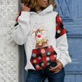 thumbnail image 1 of Pntutb Christmas Plaid Print sudadera gráfica para mujer moda Casual manga larga pulóver sudadera tops camisa blusa Pntutb Pntutb-3405, 1 of 5