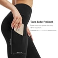 thumbnail image 5 of Stretchup Leggings Con Forro Polar Para Mujer Con Bolsillo Pantalones De Yoga Térmicos De Invierno De Talle Alto Impermeables Para Mujer Entrenamiento Negro, 5 of 5