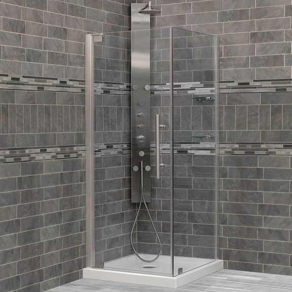 LessCare Ultra-G 35'' x 72'' Pivot Shower Door