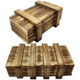 thumbnail image 1 of 2Pcs Wooden Box Toy Children Cognitive Toy Kids Puzzle Box Plaything with Hidden Compartment, 1 of 9