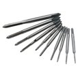 thumbnail image 2 of 10Pcs High Speed Metric Straight Spiral Flute Coarse Thread Watches Micro Taps Set, 2 of 8
