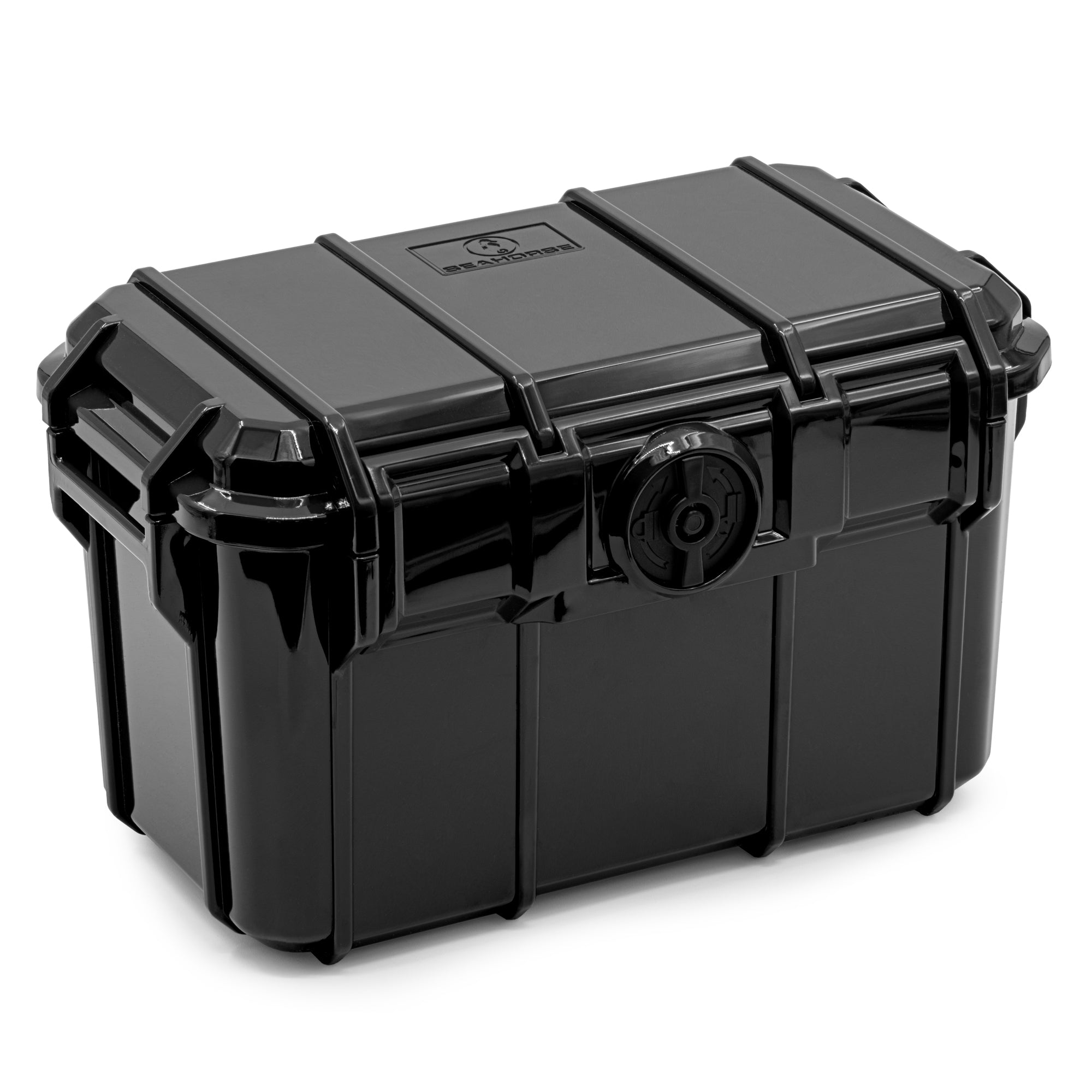 Seahorse 59 Portable Waterproof Dry Box Protective Case - Travel Safe / Mil Spec / IP67 Waterproof / USA Made - for Cameras, Ammunition, Rifle Ammo, Pistols, Smell Proof Box