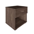 thumbnail image 3 of Boyd Sleep Novara One Drawer Nightstand with Open Storage, Walnut, 3 of 10