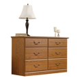 thumbnail image 1 of Pemberly Row 6 Drawer Bedroom Dresser in Carolina Oak, 1 of 4