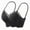 Black-04, variant on Pushup Bras for Women Seamless Backless Camisole Strapless Bra Minimizer Fixed Cup Ring Style Bralette