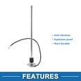 thumbnail image 5 of Unique Bargains Fuel Sending Unit and Gauge Kit 16.73" Length Boat Fuel Sending Unit Marine Fuel Sender Unit Metal Silver Tone White 1 Set 240-33 Ohm, 5 of 6