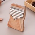 thumbnail image 3 of Piano de pulgar de 17 teclas Kalimba Camphorwood C Tone con Carry, 3 of 8