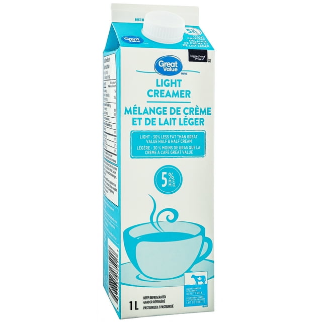 Great Value 5% Light Creamer
