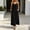 *Black, variant on ClodeEU Women's Ribbed Knit Spaghetti Strap V Neck Sleeveless Dress with Pockets ,Solid Color Casual Loose Fit Summer Maxi Dress Army Green,Women's Plus L