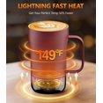 thumbnail image 3 of Taza de café autocalentable PUSEE 400 ml con control de temperatura, 3 of 8
