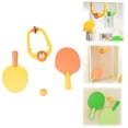 thumbnail image 2 of MVRLSH Clearance! Door Pong Game Over The Door Adjustable Doorway Game Pingpong Trainer Door Jam Pingpong Kit For Door Frame Hanging Table Tennis Trainer Portable Set For Kids With Rack, 2 of 9