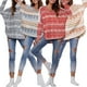 thumbnail image 5 of Camiseta de Navidad para mujer, suelta, de talla grande, de manga larga, con cuello en V, camisas de Abanopi XX-grande, 5 of 7