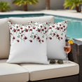 thumbnail image 5 of Weeping Rose Pillow Covers 2 Pack Spring Flowers Pillowcase Waterproof Outdoor Throw Pillow Cover for Patio Garden Square Cushion 18”x18”, 5 of 9