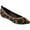 Leopard, variant on JOURNEE COLLECTION Womens Brown Leopard Print 4Mm Footbed Foam Sweetheart Comfort Stretch Tayleen Pointed Toe Slip On Flats 8 M