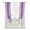 Purple, variant on Sage Green Striped Tie Up Curtains for Window, Thermal Insulated Balloon Shade Adjustable Rod Pocket Curtains Valance Panels for Kitchen Bathroom Cafe 34 x 45 Farmhouse Simple Line Vertical Stripes
