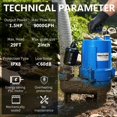 thumbnail image 2 of Bomba de aguas residuales FOTING 1.5HP 9000GPH sumergible de hierro fundido 115V, 2 of 7