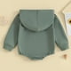 thumbnail image 4 of Cowsor Baby Boy Girl Solid Color One Piece Romper Jumpsuit Outfits Clothes, 4 of 7