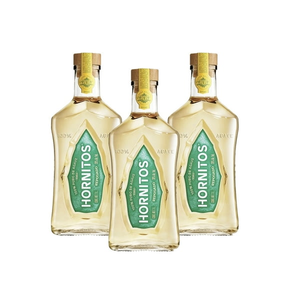 Pack De 3 Tequila Hornitos Reposado 1Lt