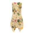 thumbnail image 6 of HELLHERO Side Pockets Summer Sleeveless Dress, Tropical Fruit Print Sleeveless Dresses Polyester Round Neck Sleeveless Sundress Irregular Hem, 6 of 8