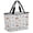 Blue, Gray, White, variant on Coastal Sailing Boats Beach Bag for Women, Large Breathable Mesh Beach Tote Bag, Navy Blue Gray Nautical Watercolor Sandproof Lightweight Travel Bags for Vacation Picnic Swimming Pool