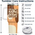 thumbnail image 6 of Mothers Day Gifts for Mom, Cartoon Mommy Tumbler with Handle and Straw, 40 oz Stainless Steel Mama Coffee Mug, Mommy Drinking Cup, Unique Birthday Gifts for Expecting, New Mom, 6 of 7