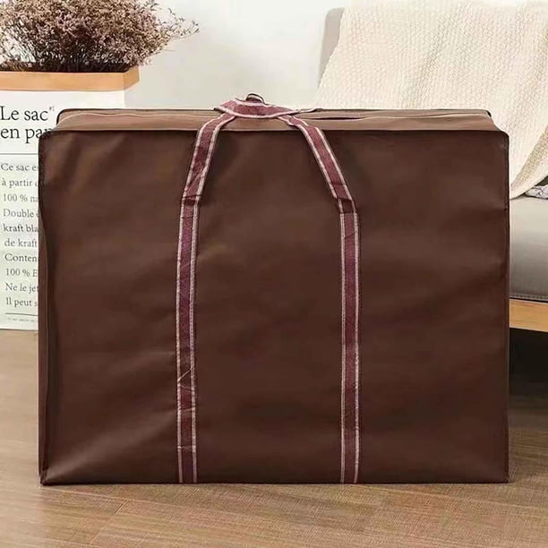 pstuiky Bolsa de equipaje extragrande y bolsa de almacenamiento para dormitorios de estudiantes ropa edredón de algodón bolsa de embalaje para mudanzas.
