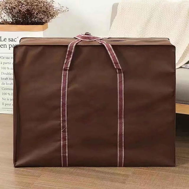 Fiudx Bolsa de Equipaje Extragrande, Resistente Al Agua, Asa Robusta, Ideal para Dormitorios y Mudanzas, Almacenamiento Multifuncional, Fácil de Transportar, Tela No Tejida, 60 X 45 X 30 Cm.