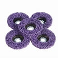 thumbnail image 2 of Lablt 5Pcs 4" Poly Strip Disc Wheel Paint Rust Removal Clean For Angle Grinder, 2 of 5