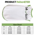 thumbnail image 3 of Pet Tank Top Wrinkle-Free Breathable Cotton Fruit Pattern Pet Shirt for Summer, Green, L, 3 of 7