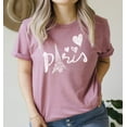 thumbnail image 6 of PARIS Graphic Short Sleeve T-shirt Top, 6 of 8