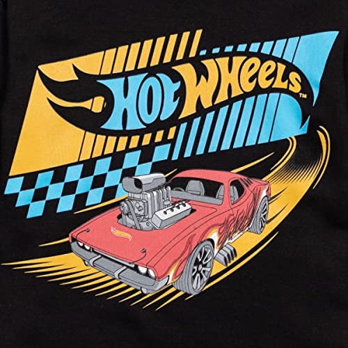 Hot Wheels Big Boys Sudadera con Capucha Negra 18-20 Hot Wheels Hot Wheels