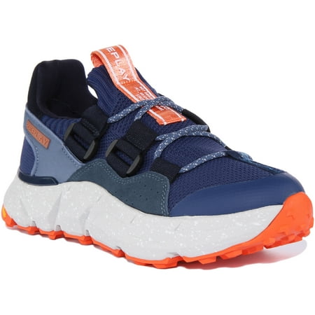 

Replay Split Air Men s Lace Up Synthetic Trainers In Navy Size 12.5