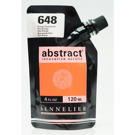 UPC: 3046450042792 | Sennelier Abstract Acrylic 120ml Fluorescent Fluorescent Orange