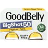 GoodBelly Big Shot Probiotic Drink, Lemon Ginger, 4 CT