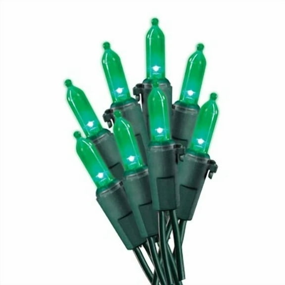 Christmas Light Set, Mini, Green, 100-Ct. -4007-88A