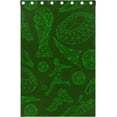 thumbnail image 5 of Coolnut Soccer Football Wallpaper Thermal Insulated Blackout Grommet Printed Window Curtain - 84x55 in - 100% Polyester 2 Panels, 5 of 6