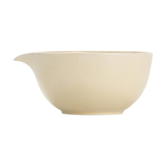 Cuenco de matcha, accesorio de cerámica hecho a mano para el hogar, regalo para amantes del matcha, herramienta de preparación, chawan portátil Beige