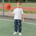 thumbnail image 5 of joogoo Football Starry Boys' Sweatpants Jogger Pants 7-8Y, 5 of 8
