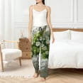 thumbnail image 4 of Balery Nature Hand Daisies Art Pantalones de pijama para mujer, pijamas ultraligeros, pantalones de estar por casa-X-Large, 4 of 6