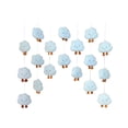 thumbnail image 1 of Decoraciones Colgantes BLESIY Cortina Colgantes Nubes Azul, 1 of 8