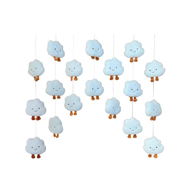 Decoraciones Colgantes BLESIY Cortina Colgantes Nubes Azul