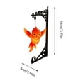 thumbnail image 2 of QISIWOLE Hanging Bird Shelf Lamp, Animal Book Light Decorative LED Ornament, 3.94 x 1.97 in Iron, for Bookshelf Reading Nook and Desk Decor, 2 of 6