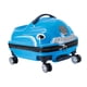 thumbnail image 4 of Maleta de viaje para niños de 20 ", equipaje rígido, carrito portátil resistente con diseño de coche con ruedas para niños, niñas y niños Azul, 4 of 9