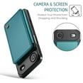 thumbnail image 4 of New Case For iPhone Air Cover with Card Holder, Wallet Case for Women Men with RFID Blocking, Durable Leather Kickstand Magnetic Clasp Shockproof for iPhone Air, 4 of 9