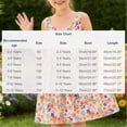 thumbnail image 2 of YUSIM Toddler Girls Floral Dresses- Flowy Cute Casual Sleeveless Summer Shirt Dress Yellow Size 4 T, 2 of 5