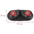 thumbnail image 2 of Tacos para levas de aluminio, accesorios para canoa con pinza de cuerda Fairlead (1 unidad), 2 of 7